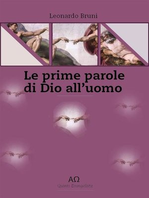 cover image of Le prime parole di Dio all'uomo